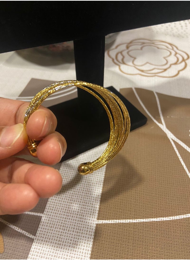 Elegant 18k Gold Plated Bracelet For Women