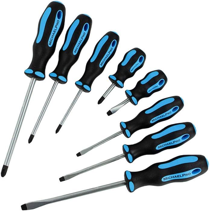 MichaelPro 8-Piece Screwdriver Set with Magnetic Tips - Image 1