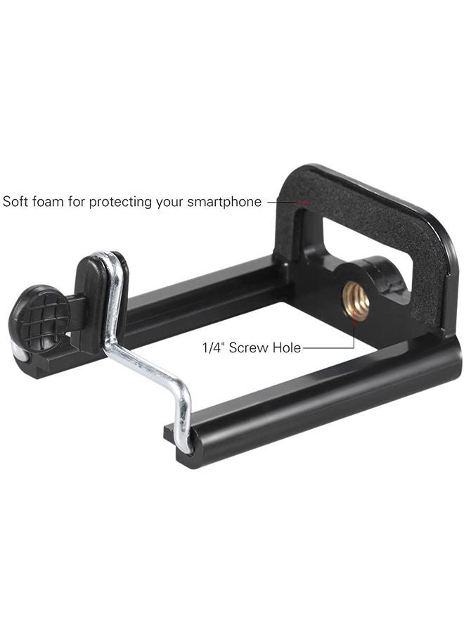 NIBEMINENT Selfie Monopod And Tripod Holder Clip Black  - Image 4