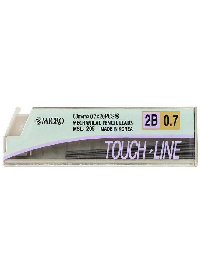 MICRO 0.7 mm 2B Mechanical Pencil Lead - Pack of 10 (20 Leads in Each Pack)