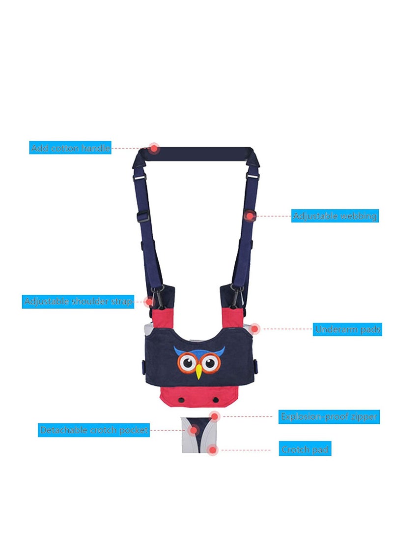 SYOSI Baby Walker, Handheld Kids Toddler Walking Harness Helper Assistant Protective Belt Child Activity Walker Adjustable Standing Up Walking Learning Helper for Toddler Blue - Image 4