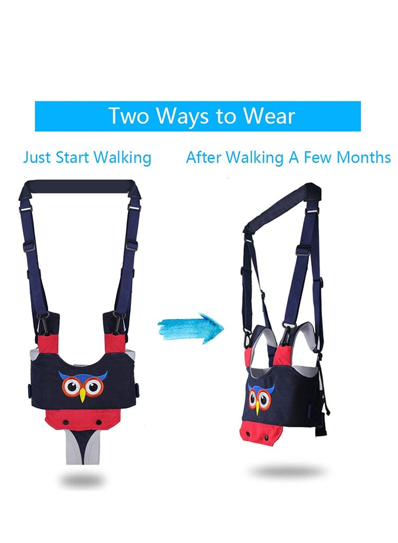 SYOSI Baby Walker, Handheld Kids Toddler Walking Harness Helper Assistant Protective Belt Child Activity Walker Adjustable Standing Up Walking Learning Helper for Toddler Blue - Image 2