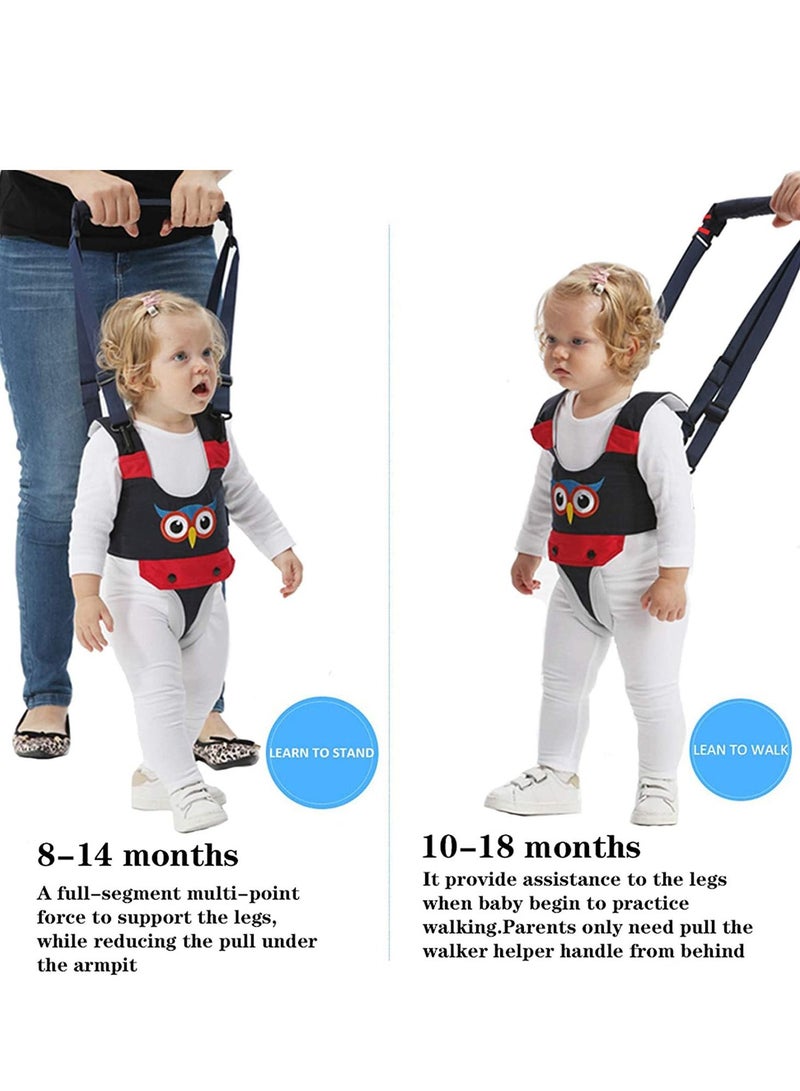 SYOSI Baby Walker, Handheld Kids Toddler Walking Harness Helper Assistant Protective Belt Child Activity Walker Adjustable Standing Up Walking Learning Helper for Toddler Blue - Image 3