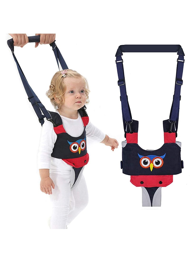 SYOSI Baby Walker, Handheld Kids Toddler Walking Harness Helper Assistant Protective Belt Child Activity Walker Adjustable Standing Up Walking Learning Helper for Toddler Blue - Image 1