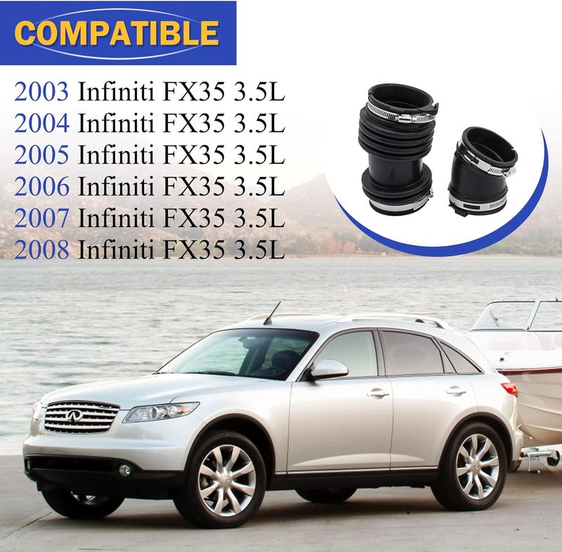 X4XZ Air Cleaner Intake Hose for Infiniti FX35 - Image 2