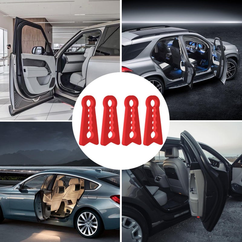 Red Car Door Bumper Cushions Shock Absorbers For Truck Sedan SUV RV Interior - Image 5