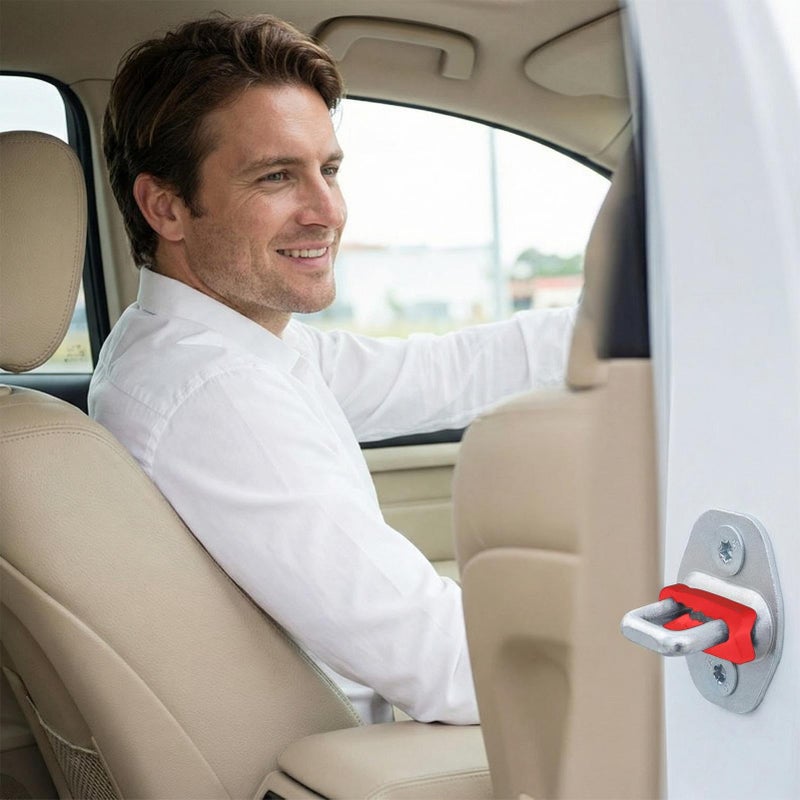 Red Car Door Bumper Cushions Shock Absorbers For Truck Sedan SUV RV Interior - Image 3