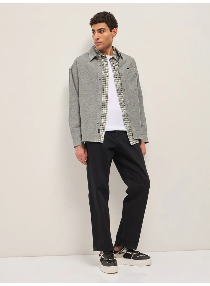 THE BEAR HOUSE  Men’s Trendy Shacket for All Seasons | Casual Overshirt Jacket for Men | Versatile Outerwear Layer for Office, Streetwear & Travel | Modern Smart Look for Everyday Outfits for Men | Best Price UAE