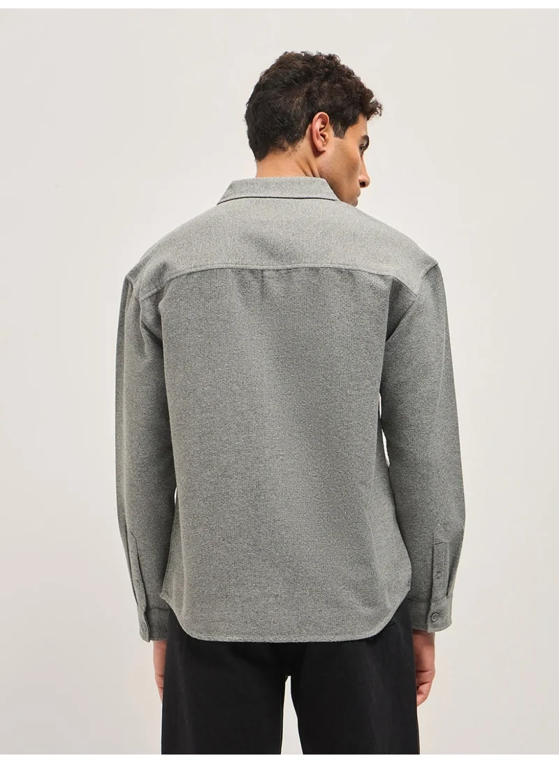 THE BEAR HOUSE  Men’s Trendy Shacket for All Seasons | Casual Overshirt Jacket for Men | Versatile Outerwear Layer for Office, Streetwear & Travel | Modern Smart Look for Everyday Outfits for Men | Best Price UAE