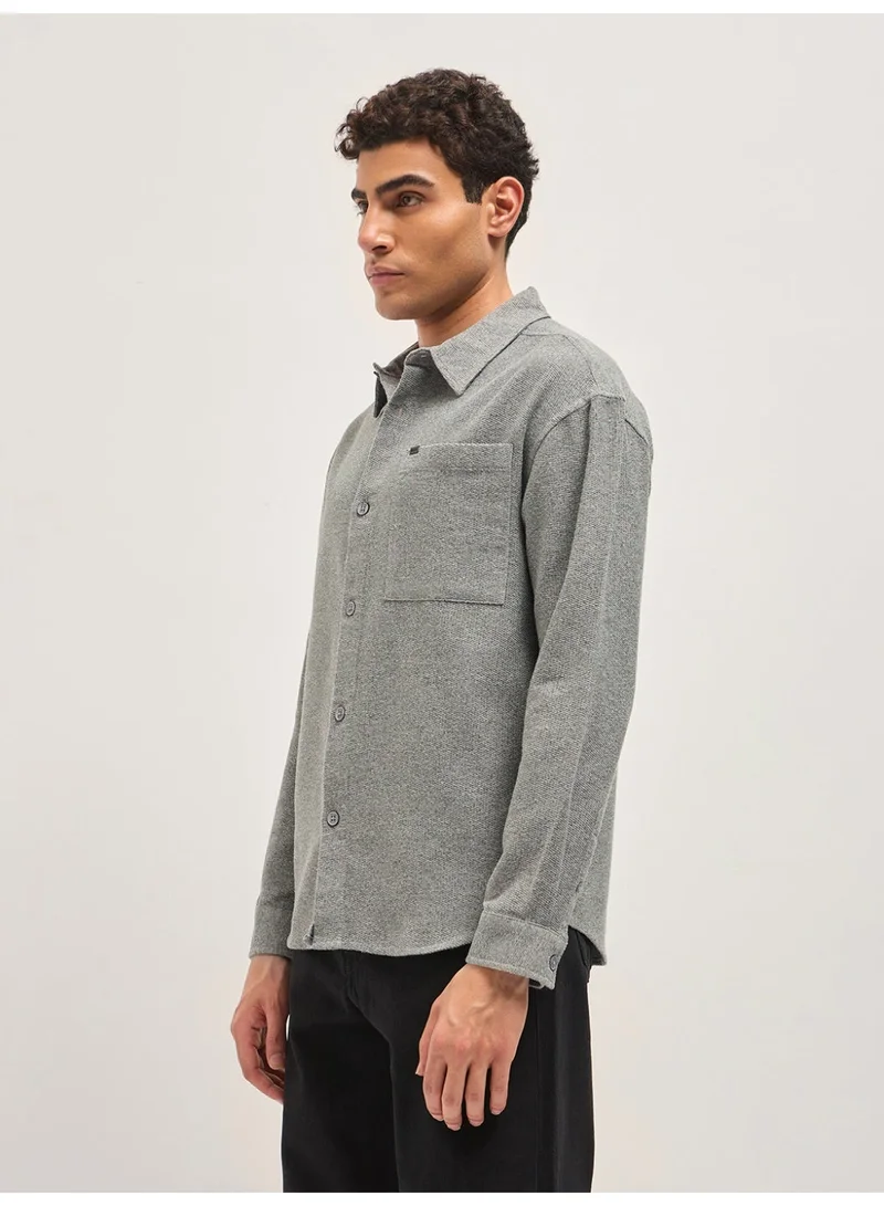 THE BEAR HOUSE  Men’s Trendy Shacket for All Seasons | Casual Overshirt Jacket for Men | Versatile Outerwear Layer for Office, Streetwear & Travel | Modern Smart Look for Everyday Outfits for Men | Best Price UAE