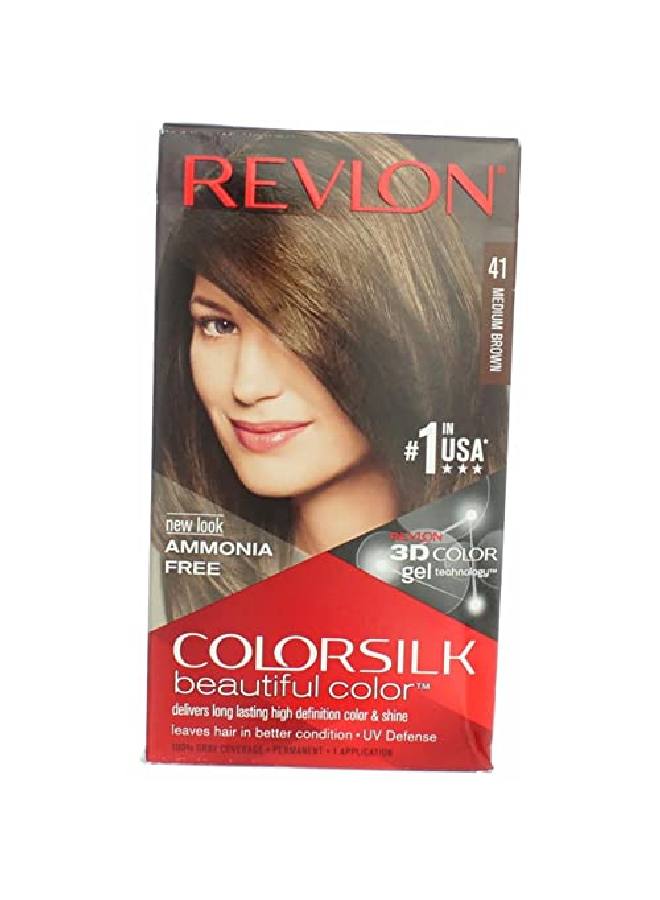 Revlon لون حرير لون جميل 41 بني متوسط 1 EA عبوة من 4 - Image 1