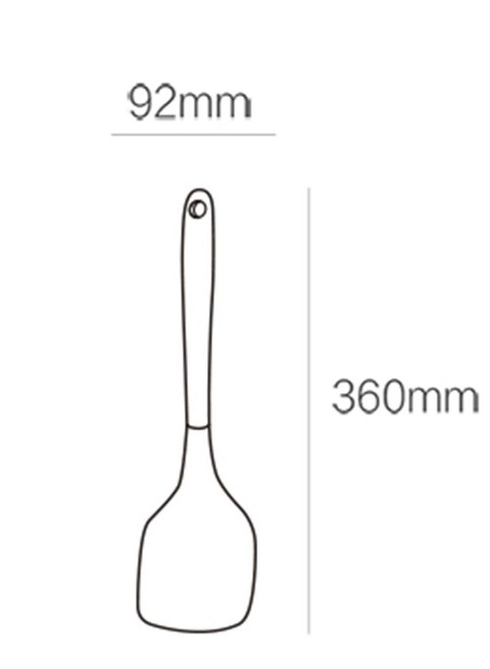رمادي الفولاذ المقاوم للصدأ سيليكون عموم مجرفة - Image 4