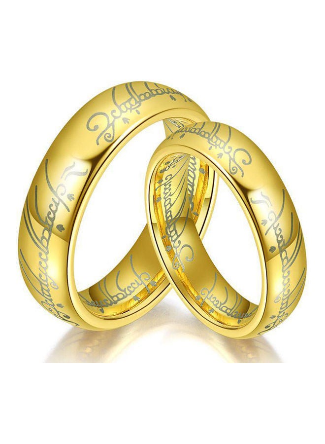NIBEMINENT Studded Twist Couple Rings 