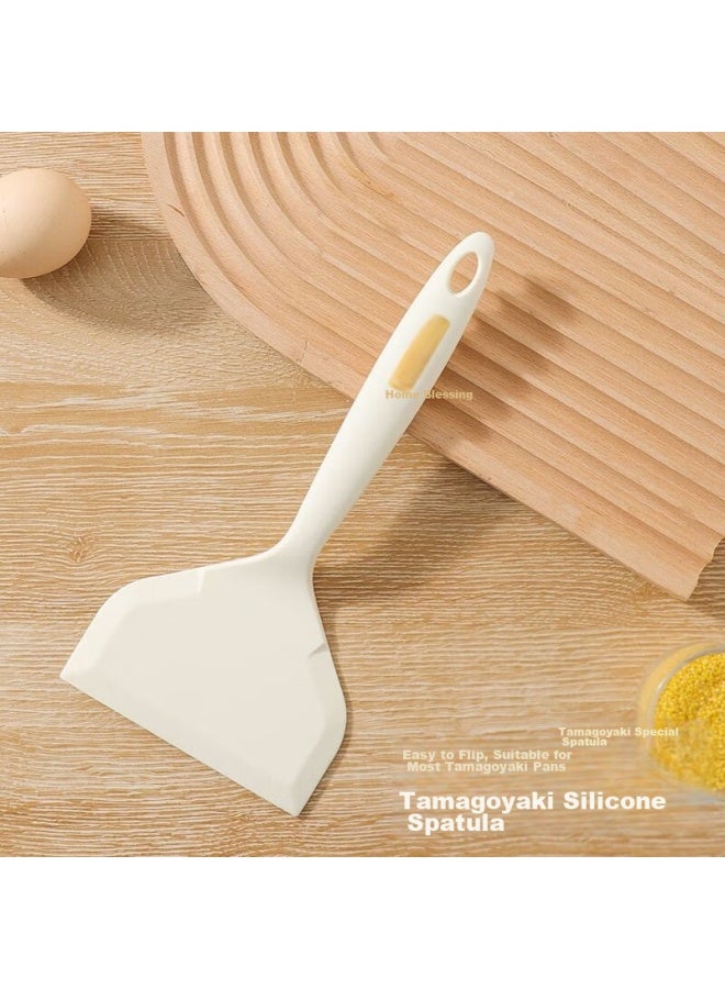 Bayco Food-grade Silicone Spatula, Non-stick Pan Specialized Spatula For Frying Pan, Tamagoyaki Non-stick Pan Pancake Spatula Bc5479 - Image 1