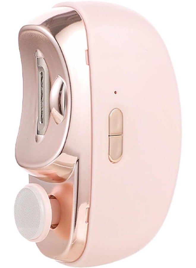 JCB CHIC ماكينة تشذيب الأظافر الكهربائية الأوتوماتيكية 2 في 1، ماكينة قص أظافر محمولة مع ضوء وسرعتين، مبرد أظافر للتخزين، ماكينة تشذيب آمنة قابلة لإعادة الشحن للأطفال والبالغين وكبار السن - Image 1