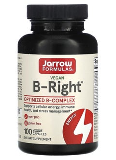 jarrow formulas Vitamin B Right 100 Veggie Caps  - Image 1