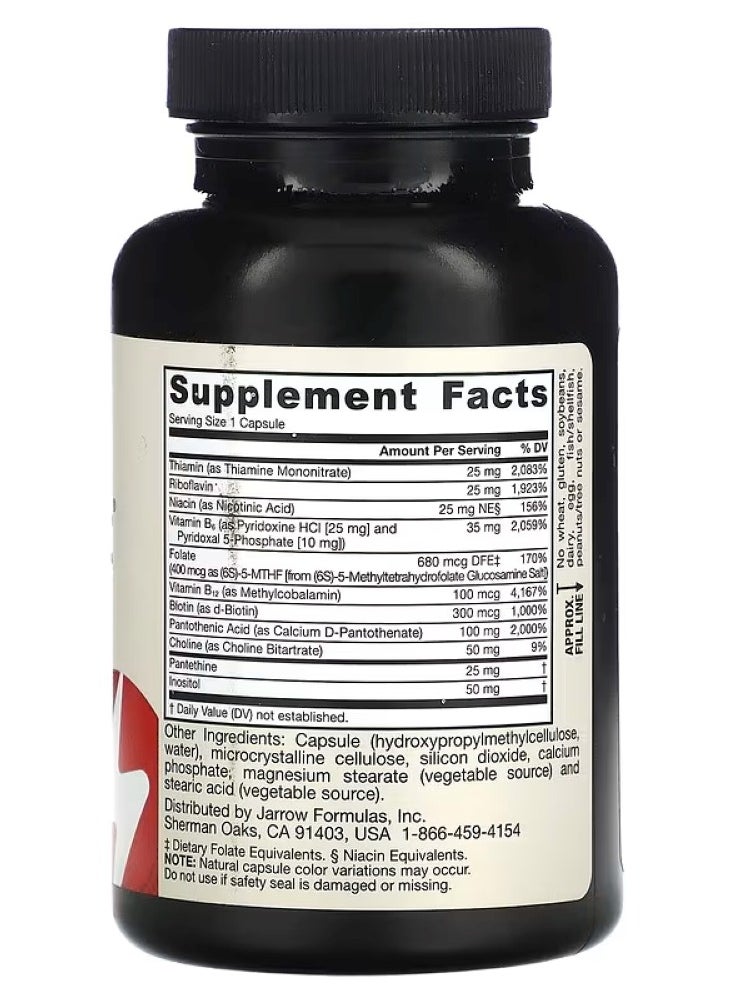 jarrow formulas - Vitamin B Right 100 Veggie Caps - Image 1