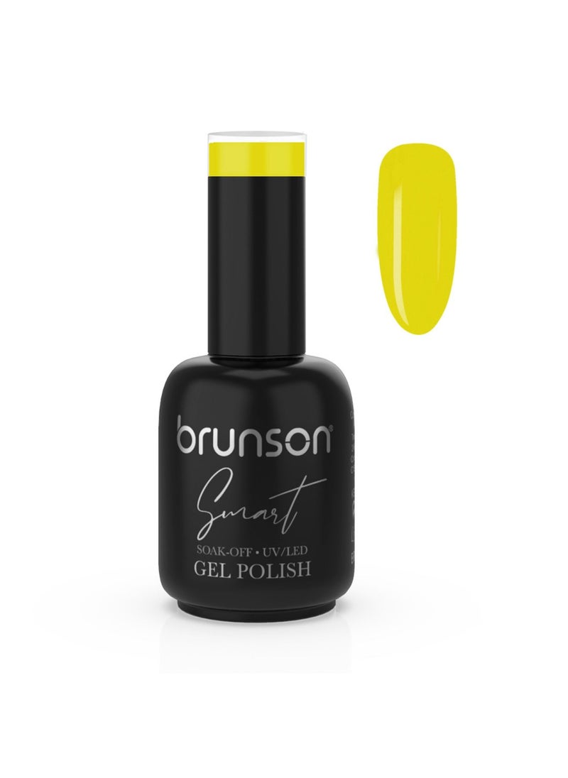brunson - Gel Polish, 15ml Smart Gel Nails Glossy Shine Finish Long Lasting Soak off UV Gel Nal Polish for Nail Art French Manicure Pedicure Salon Quality Chip Resistant Gel Nail Extensions UV Gel Nail Paint - Image 1