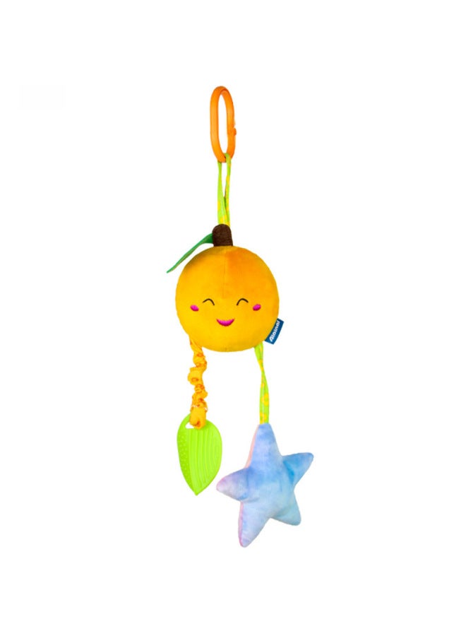 3-piece Set Baby Soft Plush Wind Chimes Toy Fruit Shake Bells Rubber Infant Soft Plush Wind Chimes Toy Fruit Shake Bells Rubber-Color:Fruit Wind Bell PineFor Apple - Image 4