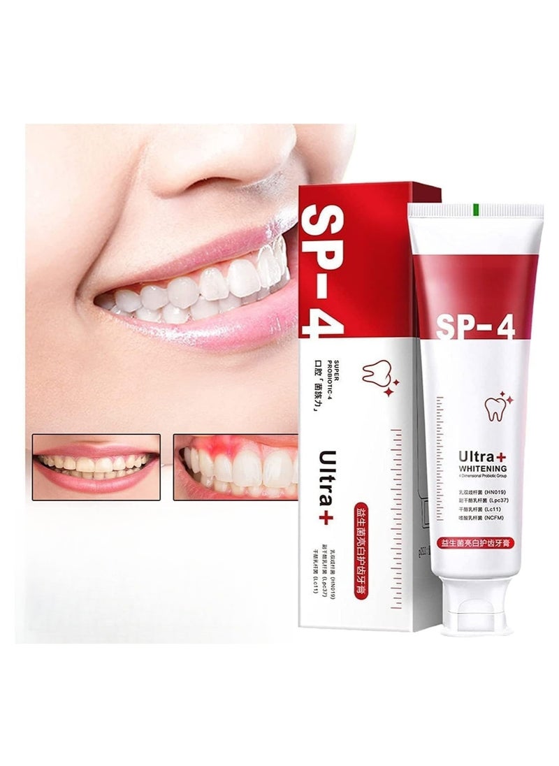 SP SP-4 Probiotics Whitening Toothpaste 120G  - Image 2