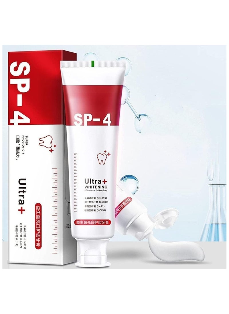 SP SP-4 Probiotics Whitening Toothpaste 120G  - Image 3