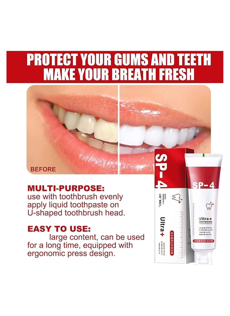 SP SP-4 Probiotics Whitening Toothpaste 120G  - Image 5