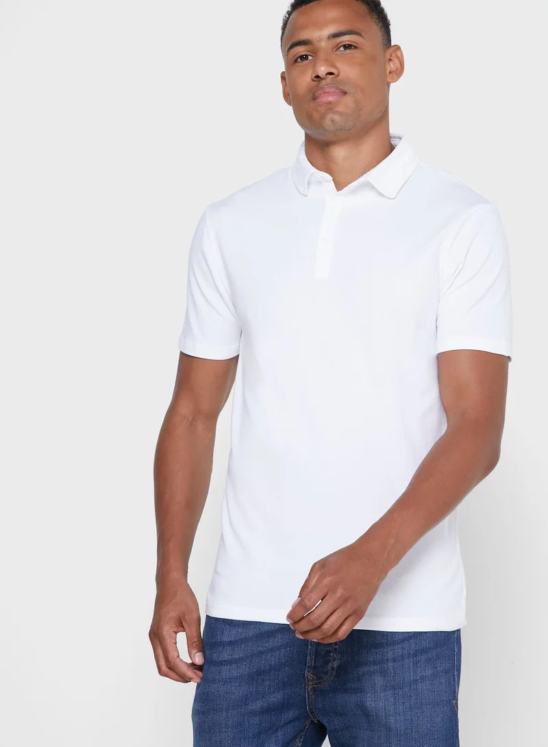 RIVER ISLAND 2 Pack Muscle Fit Polo