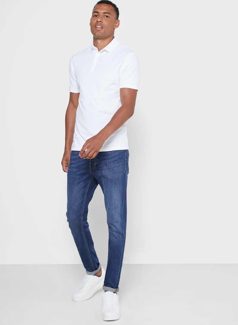 RIVER ISLAND 2 Pack Muscle Fit Polo