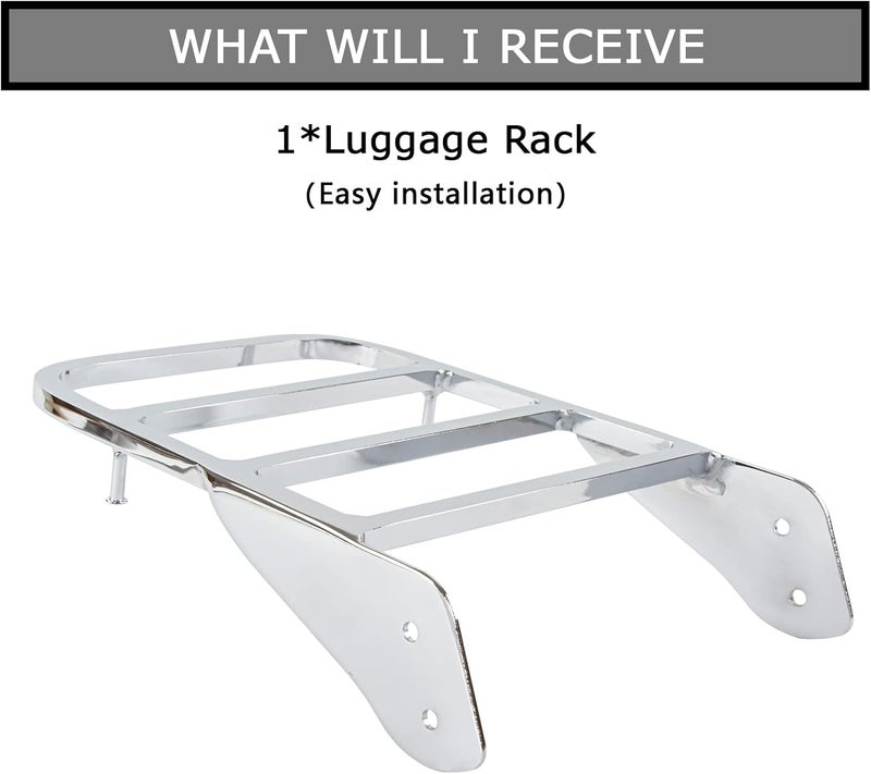 PSLER Motorcycle Solo Seat Sissy Bar Luggage Rack for Dragstar XVS 1100 V-Star 400 650 1100 - Image 5