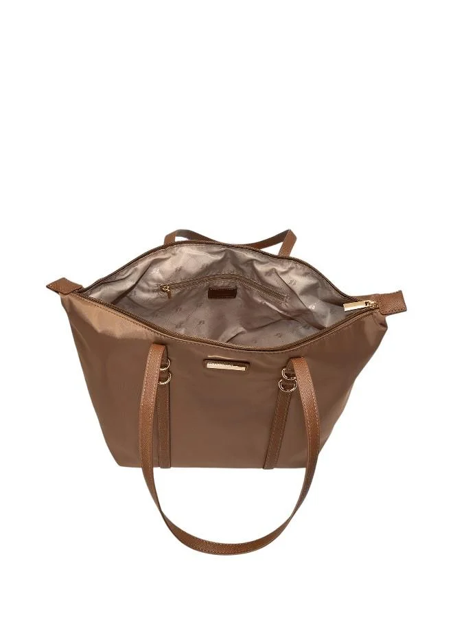 Bata Brown Classic Casual Tote Bag for Women | Best Price UAE