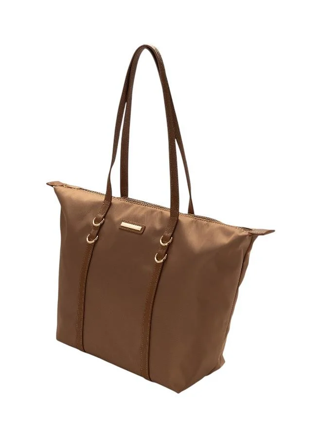 Bata Brown Classic Casual Tote Bag for Women | Best Price UAE