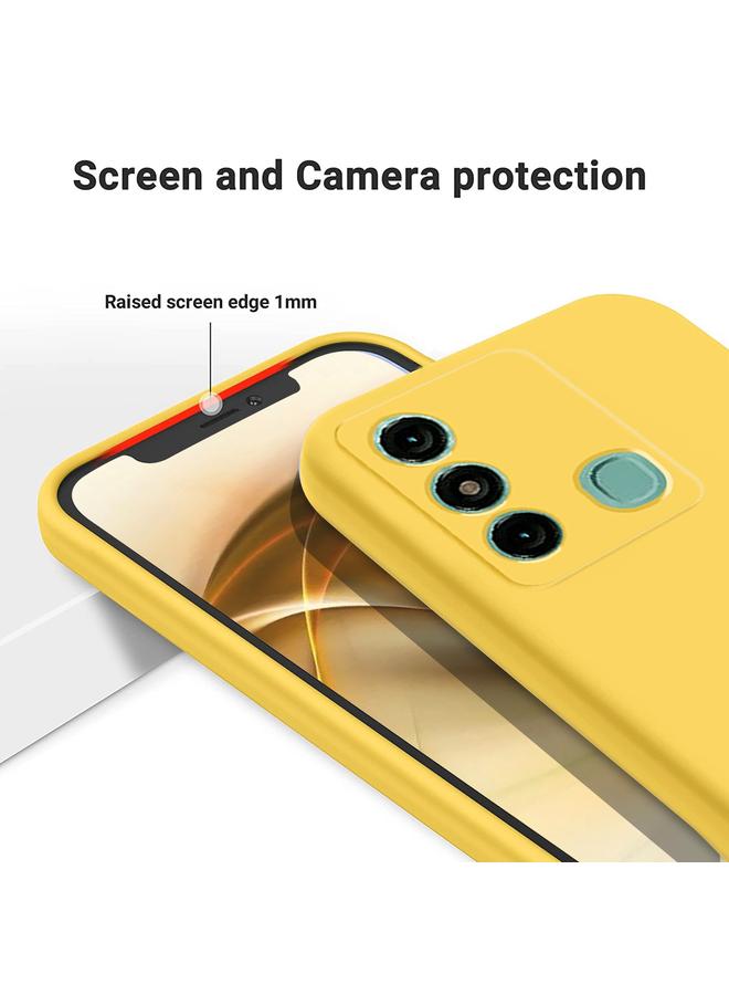 اس-توب جراب لهاتف Itel P38 Pro / Vision 3 Plus مصنوع من السيليكون السائل المقاوم للصدمات بلون نقي - Image 3