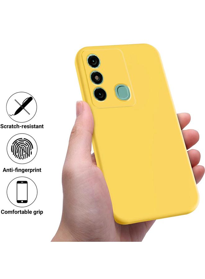 اس-توب جراب لهاتف Itel P38 Pro / Vision 3 Plus مصنوع من السيليكون السائل المقاوم للصدمات بلون نقي - Image 2