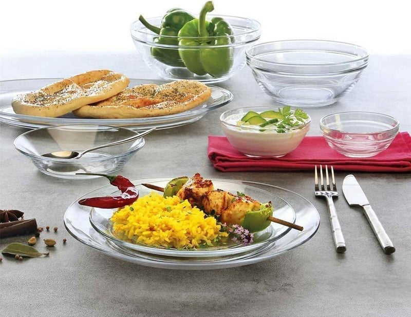 DURALEX أطباق عشاء ديراليكس مصنوعة في فرنسا 11 بوصة عبوة من 6 - Image 2