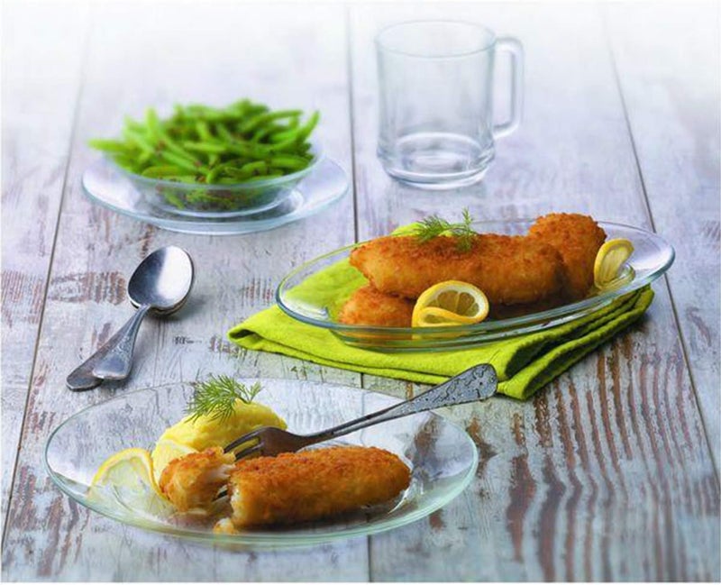 DURALEX أطباق عشاء ديراليكس مصنوعة في فرنسا 11 بوصة عبوة من 6 - Image 4