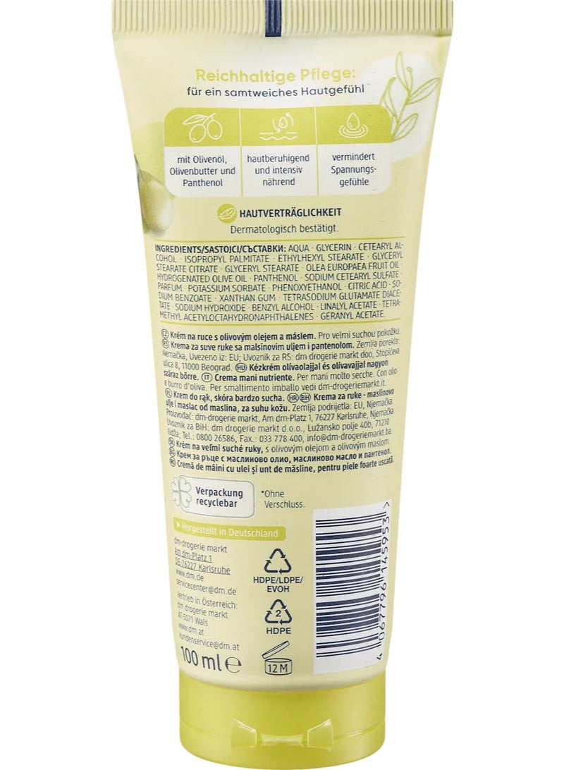 Balea Olive Hand Cream with Olive Oil and Olive Butter for Dry Hands, Made in Germany - Image 3