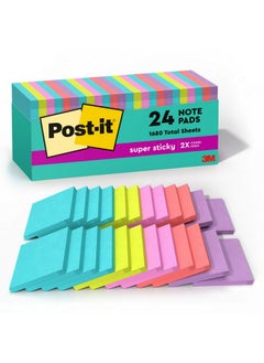 Super Sticky Notes, 3X3 In, 24 Pads, 2X The Sticking Power, Supernova Neons, Bright Colors, Recyclable - pzsku/ZCF6F32B5561BFA15F081Z/45/_/1721572870/790806bd-f882-44c8-90ce-2e1222dc9623