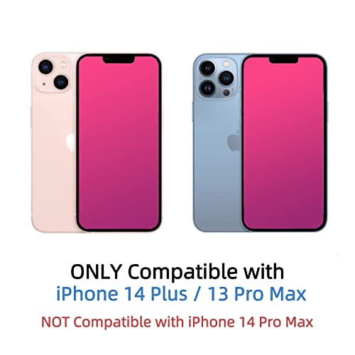 EGKimBa compatible with iPhone 14 Plus or iPhone 13 Pro Max Privacy Screen Protector, 6.7 inch Gradient Colorful Electroplated Anti-Spy Anti-Blue Light Easy Installation Tempered Glass - Image 3