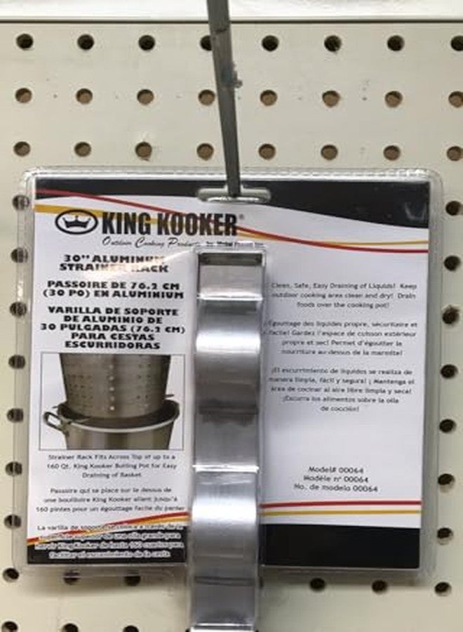 King Kooker #00064 Aluminum Strainer Rack for Draining Large Baskets - Image 5