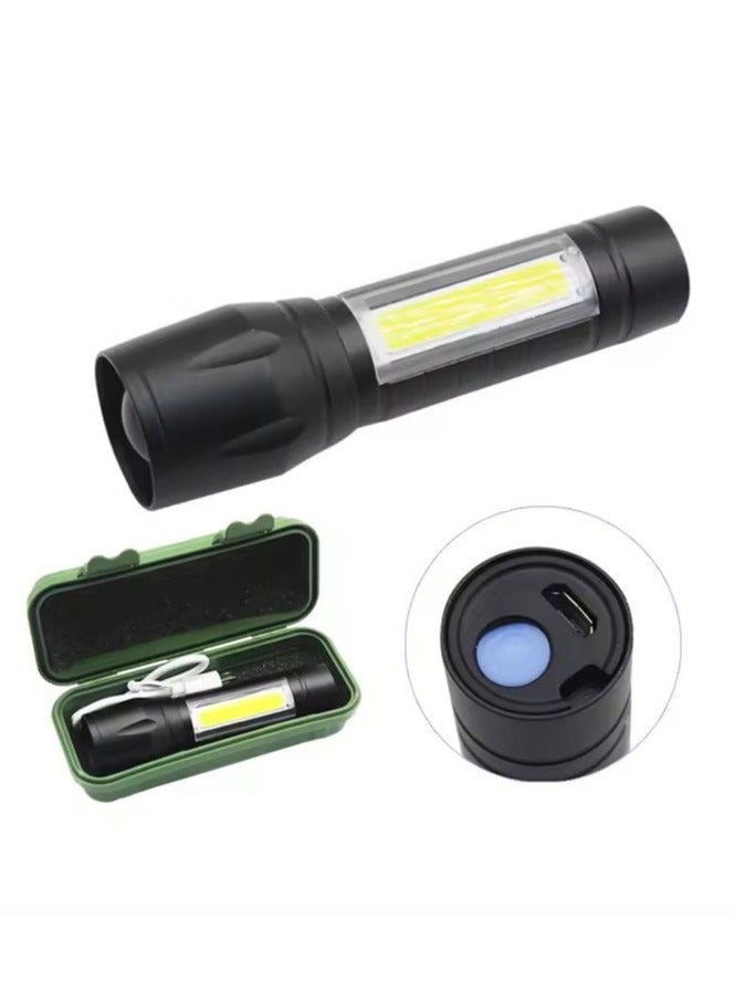 LED Searchlight For Land And Trips Black/Green