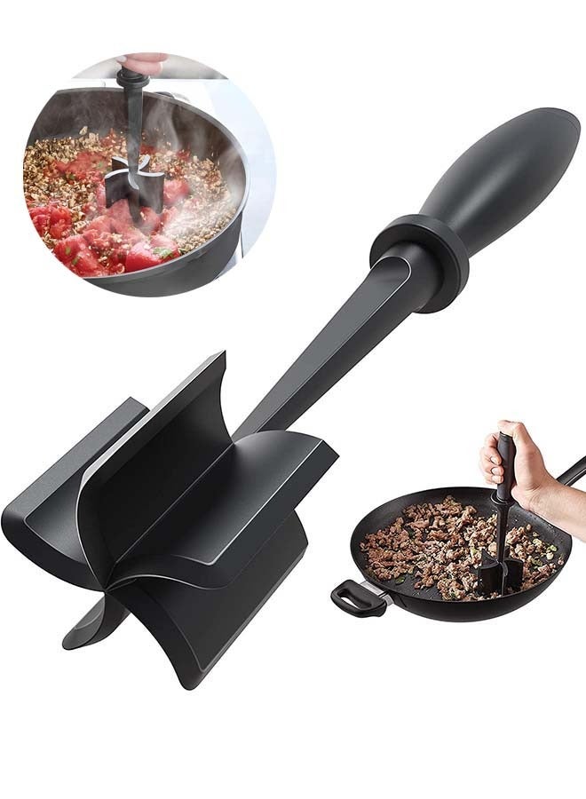 VIUAUAX فرامة لحم، مفرمة لحم، هرس، مفرمة همبرغر، مفرمة لحم يدوية، هرس، وهرس برجر، مفرمة لحم برجر فاخرة مقاومة للحرارة - Image 1