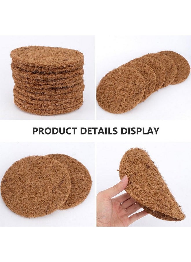 POPETPOP - 10Pcs Pet Litter Where Coconut Fiber Bird Nesting Pads Parrots Breeding Nest Mat Breeding Bird Pad Durable Bird Nest Mats Bird Mat 15C Pigeon Coconut Palm Silk Flowerpot - Image 1