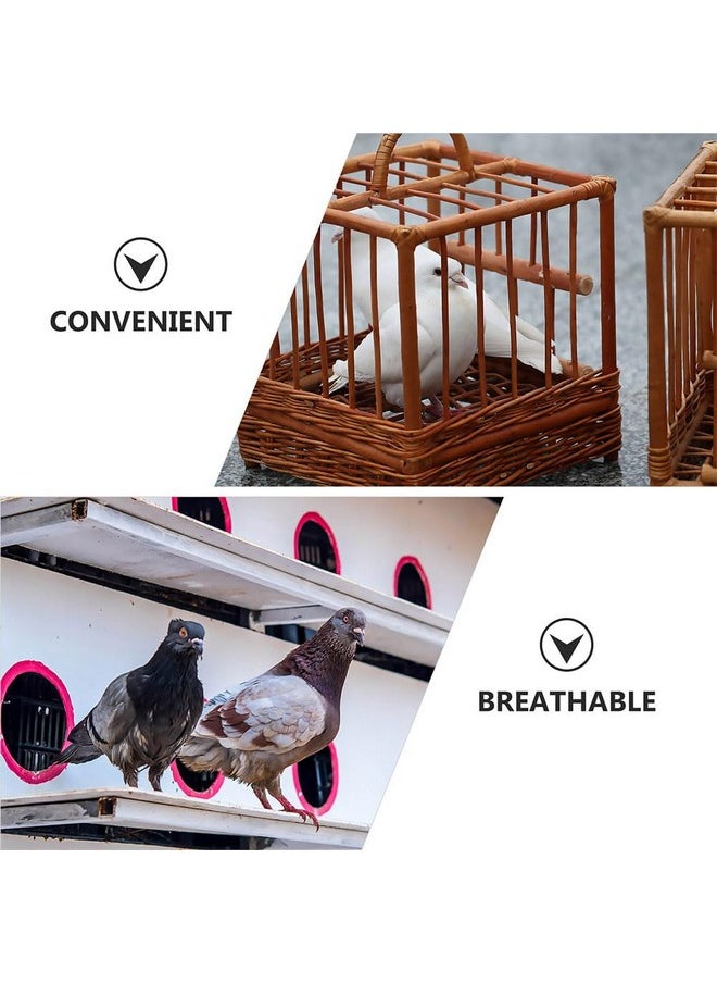 POPETPOP - 10Pcs Pet Litter Where Coconut Fiber Bird Nesting Pads Parrots Breeding Nest Mat Breeding Bird Pad Durable Bird Nest Mats Bird Mat 15C Pigeon Coconut Palm Silk Flowerpot - Image 1