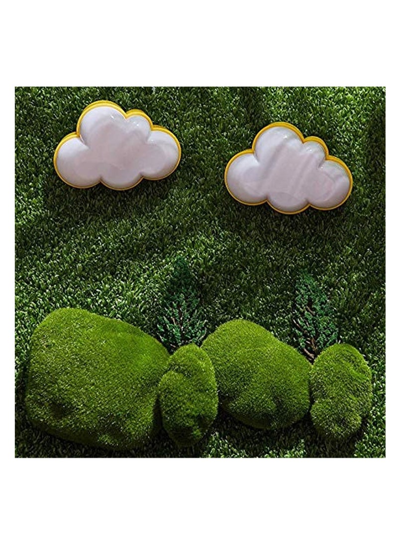 SYOSI SYOSI, 2 Pcs LED Night Light Cloud Shape Lights, Wall Plug into Baby Nursery Warm Lamp With Sensor, Plug-in Intelligent Nightlight for Kids Bedroom Hallway - Image 4