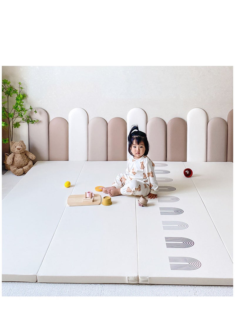 Arabest - 3D Anti-Collision Wall Padding for Kids, Peel and Stick Upholstered Wall Panels Headboard for Tatami, Living Room, Kids Bedroom, Playroom, Nursery Protector Wall Stickers - Image 1