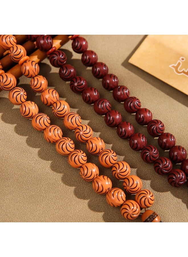 NIBEMINENT 33 Muslim Prayer Beads Dark Coffee/12mm  - Image 2