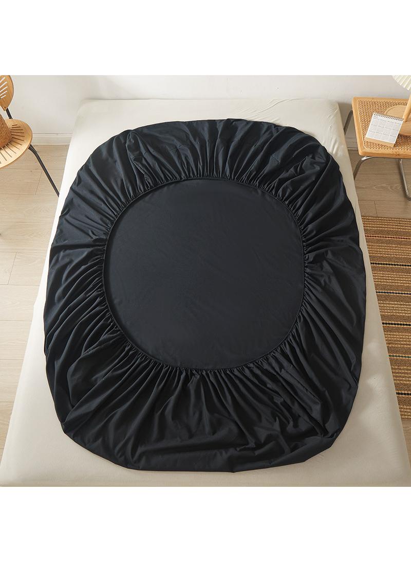 Y&D 3-Piece Solid Color Bed Sheets Set Waterproof Breathable Mattress Cover  - Image 2