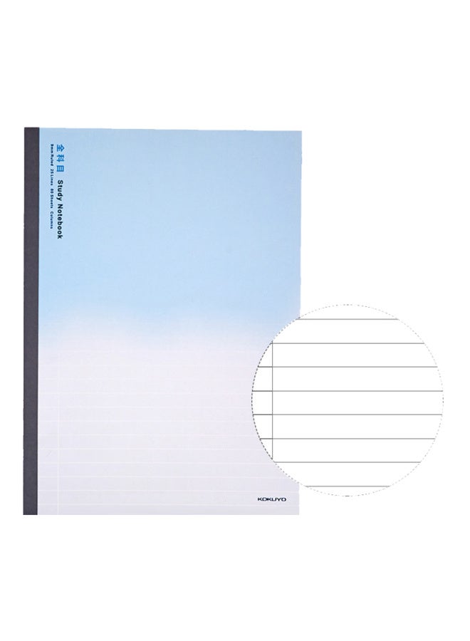 كوكويو Kokuyo Student Notebook, دفتر تعليمي متعدد المواد, دفتر بتصميم ملزم بالغراء, مسطر 9 مم, B5/40 ورقة, 1 كتاب, Wcn-dnb54 - Image 5