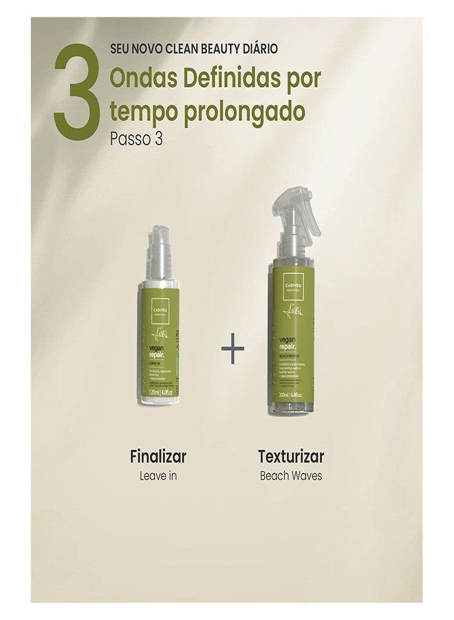 Cadiveu Essentials Vegan Repair by Anitta Shampoo And Conditioner Set (250ml Each). - Image 4