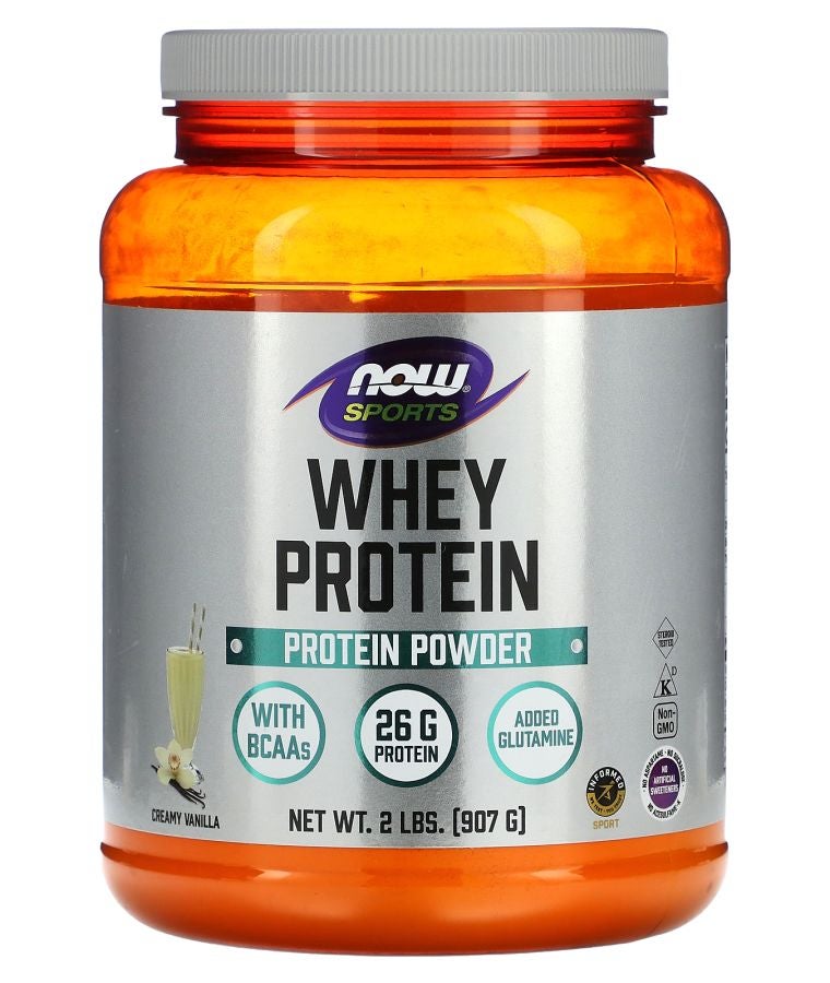 now Whey Protein Powder Creamy Vanilla 2 lbs (907 g)